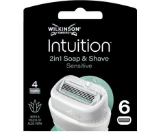 Wilkinson Intuition Sensitive įdėklai su 4 ostrzami 6szt