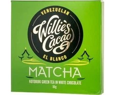 Willie's Cacao - Kotobuki žalioji arbata baltame šokolade 50g