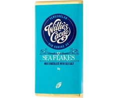 Willie's Cacao – pieniškas šokoladas su jūros dribsniais 26g