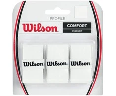 Teniso Raketės Apvija Wilson Profile Overgrip 3vnt Baltos