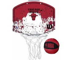 WILSON NBA TEAM MINI HOOP CHICAGO BULLS mini krepšinio lenta su kamuoliuku