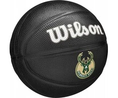 Wilson Wilson Team Tribute Milwaukee Bucks mini kamuolys WZ4017606XB Juoda 3