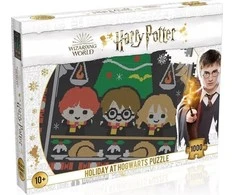 Harry Potter Haris Poteris – dėlionė 1000 elementų dekoratyvinėje dėžutėje (atostogos Hogvartse)