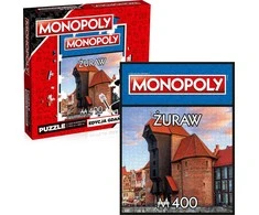 WINNING Monopoly Gdansk Puzzle Gdansk Crane 1000 dalių laimėti judesiai