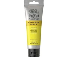 Winsor &amp; Newton Galeria, 120 ml, geltona, tūbelė