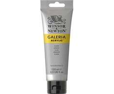 Akriliniai dažai Winsor &amp; Newton Galeria 120 ml, sidabro