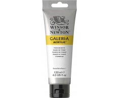 Winsor Newton Galeria akriliniai dažai maišymui 120 ml, balti, 415