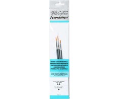 Winsor &amp; Newton Winsor &amp; Newton 5295011, Šepečių rinkinys, Asorti, Sintetinis, 3 vnt.