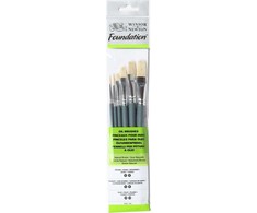 Winsor &amp; Newton Winsor &amp; Newton 5295025, rinkinys, Įvairūs, Sintetiniai, 6 vnt.