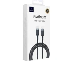 WiWU - Platinum Series duomenų kabelis Wi-C013 USB C iki Lightning 30W 1,2m - juodas