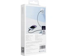 WiWU - Platinum Series duomenų kabelis Wi-C013 USB C iki Lightning 30W 1,2m - juodas