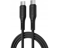 WiWU – Starlink serijos duomenų kabelis Wi-C043E USB C į USB C 30W – juodas