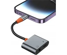 WiWU – garso adapteris LT10 nuo C iki C tipo + 3,5 mm