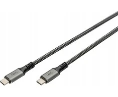 Digitus Kabelis USB BBC USB-C - USB-C 1 m Juodas (DB-300443-010-S)