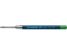 wkład do długopisu Slider 755 XB nerūdijantis plienas sidabrinė/žalia