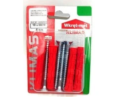 Grąžtas Klimas Įvaras Wkret-Met SFXP, universalūs, 10 mm x 60 mm, 3 vnt.