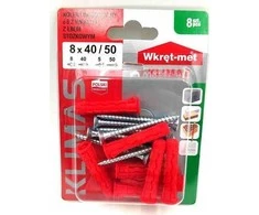 Klimas Įvaras Wkret-Met SFXP, universalūs, 8 mm x 40 mm, 8 vnt.