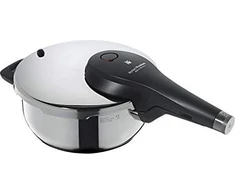 WMF Greitpuodis WMF Perfect Premium 3,0 l, szybkowar 22 cm, polerowana nerūdijantis plienas Cromargan, indukcija, poziomy gotowania 2, pokrętło wielofunkcyjne