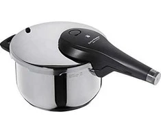 WMF „Perfect Premium“ 4,5 l slėginis puodas, 22 cm slėginis puodas, „Cromargan“ poliruoto nerūdijančio plieno, indukcinė, 2 virimo lygiai, daugiafunkcinė rankenėlė