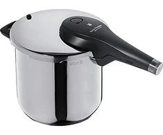 WMF Greitpuodis WMF Perfect Premium 6,5 l, szybkowar 22 cm, polerowana nerūdijantis plienas Cromargan, indukcija, poziomy gotowania 2, pokrętło wielofunkcyjne