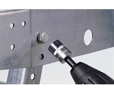 Wolfcraft 1 rinkinys 3 veržliarakčio adapterių 1/2, 3/8 colio, 1/4 colio, 6 taškų kotas
