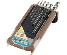 Grąžtas Wolfcraft Grąžtai Medienos grąžtų rinkinys 3 - 10 mm - profesionalus [6 vnt.]