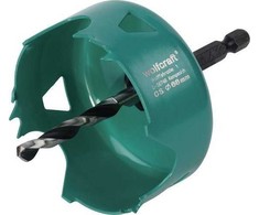 Grąžtas Gręžimo karūnėlė GKP, minkšt. medienai 25mm L-30mm WOLFCRAFT