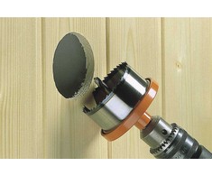 5 dalių gręžimo karūnėlių rinkinys Wolfcraft 2160000; 28/35/50/68/75 mm