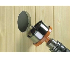 5 dalių gręžimo karūnėlių rinkinys Wolfcraft 2160000; 28/35/50/68/75 mm
