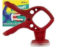 WOLFCRAFT spyruoklinis spaustuvas su magnetu MICROFIX XS