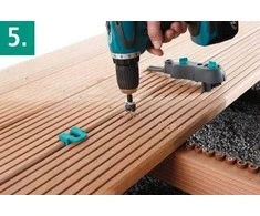 Wolfcraft Terasinių lentų gręžimo rinkinys