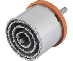 Grąžtas 4 dalių gręžimo karūnėlių rinkinys Wolfcraft 3478000; 33/53/73/83 mm