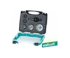 Wolfcraft BiM skylių pjūklų komplektas 20-68mm - elektros ir sanitarinė instaliacija