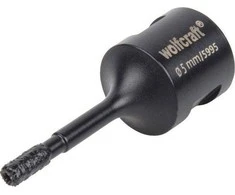 Grąžtas Wolfcraft Deimantinis skylių pjūklas 5 mm keraminėms/M14 plytelėms, itin greitas