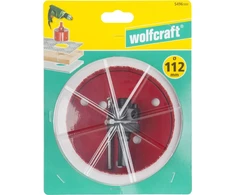 Wolfcraft wolfcraft Bimetalinis kiaurymų pjoviklis, 112 mm, raudonas, 5496000
