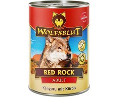 Wolfsblut WOLFSBLUT DOG 395g skardinė Raudonas ROCK kengūra, moliūgas
