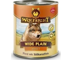 Šunų Maistas - WOLFSBLUT Wide Plain Arklių Mėsa su Saldžiosiomis Bulvėmis 800g