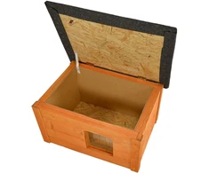 Wood OK Tikmedžio šunų/kačių voljeras + guolis