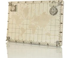Dėlionė WOODEN CITY Medinė Pasaulio Žemėlapio Modelis (plytelėmis)