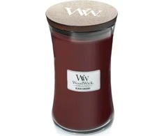 WoodWick Aromatinė žvakė (Black Cherry), 609,5 g