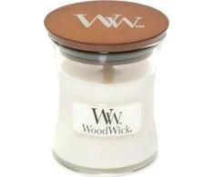 WoodWick Aromatinė žvakė (White Teak), 85 g