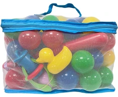 WOODYLAND Plast.piłeczki su wędkš 62szt 91654 16542