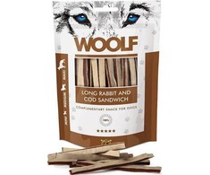 Šunų Skanėstai - Woolf Ilgas Sumuštinis su Menke 100g