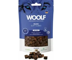 Monoproteininė antis WOOLF Woolf Soft Cubes 100g