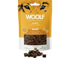 WOOLF minkšti triušio skonio kubeliai šunims – 100 g