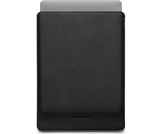 Woolnut DĖKLAS vilnonių RIEŠUTŲ odinė rankovė juoda | MacBook Pro 14 "