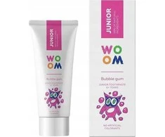 Woom Junior natūrali dantų pasta vaikams nuo 6 metų Bubble Gum 50ml