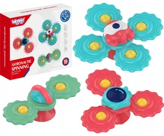 WOOPIE Vaikiškas žaislas Gryzak Spinner 3 vnt.