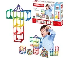 Dėlionė Magnetinis konstruktorius 110 vnt. Woopie