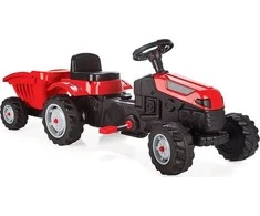 Woopie Pedalinė Traktorius Farmer GoTrac MAXI su Priekaba